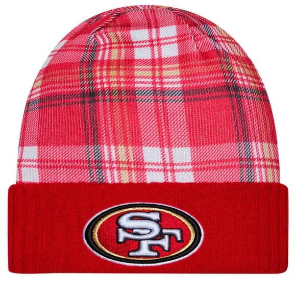 NEW $42 New Era Cold Weather Statement Knit Beanie San Francisco 49ers Hat Cap - Picture 1 of 7